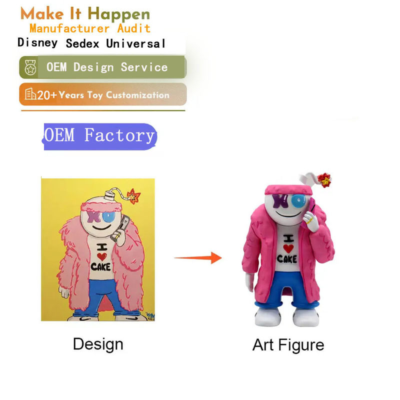 30-40 Dni Czas formowania Zamówiona zabawka z tworzyw sztucznych / zabawka z Pvc Unisex Płeć Film Temat TV