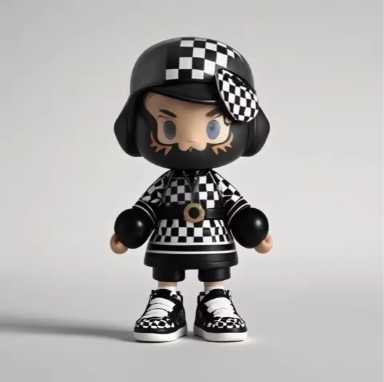 Custom PVC Vinyl Figure with 3D Sculpted Design Premium Soft PVC and Blind Box Packaging