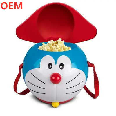 OEM Custom Nowy styl 3D Cute Cartoon Plastic Popcorn Bucket