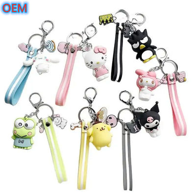 OEM fabryka na zamówienie Cute Cartoon Keychain Customise 3d Plastic PVC Keychain