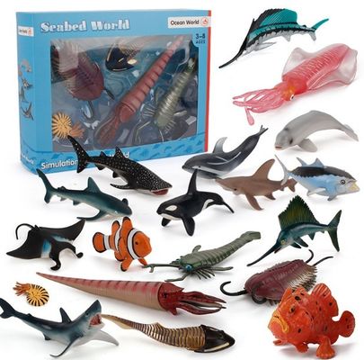 OEM fabryka niestandardowa symulacja Życie morskie Zwierzęta Model Kit Figury akcji miniatury edukacji