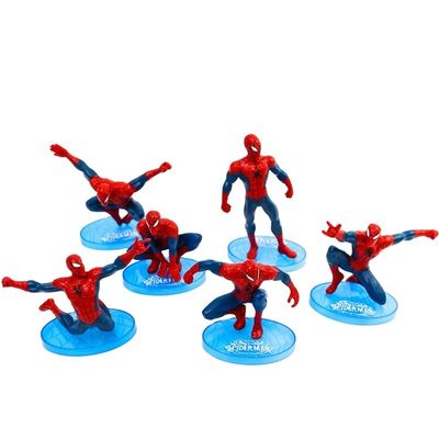 Niestandardowy tort urodzinowy Spider-Mana, plastikowa zabawka