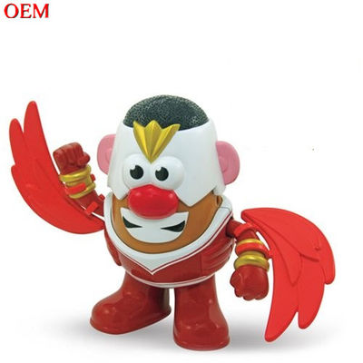 Produkcja zabawki projektowanie zabawki na zamówienie OEM PVC Movie Character Potato Head 3D Toy custom action figure