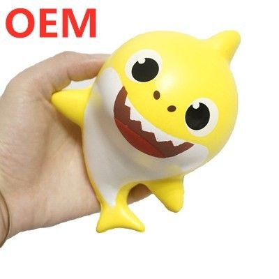 Niestandardowy rekin PU piankowy Squishy zabawkę niestandardowy własny design zabawkę