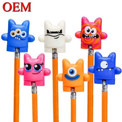 Niestandardowe zabawki dla dzieci 2023 Cartoon3D Funny Pencil Topper Pvc Pencil Topper