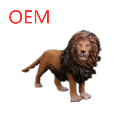 OEM 3D kreskówki Plastic Figures Akcja Zwierzęta Zabawki z lwem
