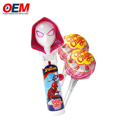 Pop-Up Lollipop Holder Case Made Plastic Candy Toy OEM Creative Lollipop Toy dla dziecka