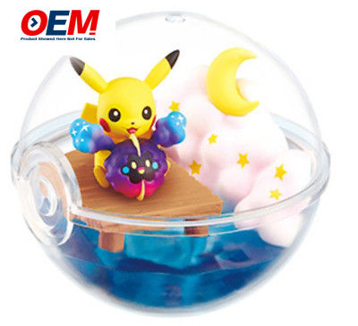 OEM 3D New Design Re-ment Terrarium Pokeball Collection niestandardowe zabawki z kreskówek pvc