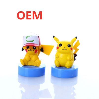 OEM Wykonana na zamówienie Mini Stamper Zabawka Pikachu Rysunek Stamper Samoprzylepna pieczątka Plastikowa Mini Stamper