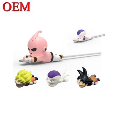 Fabryka Custom OEM Cute 3D Mini Figure Anime Telefon Kabel Bite Zabawka niestandardowe plastikowe pvc vinyl zabawki