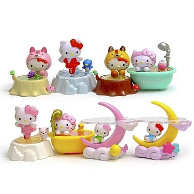 Producent zabawek OEM Plastic Cute Mini Cartoon Kitty Cat Toys For Kids