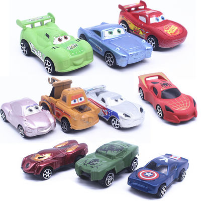 Producent na zamówienie Cartoon Pixar Cars Racing Series Jackson Storm Cruz Smokey 1:43 Diecast Metal Alloy Pojazd Zabawki Boy Kid Gif