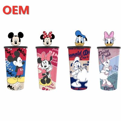 OEM Niestandardowy Straw Cup Cartoon Drink Cup Fabryka FAMA