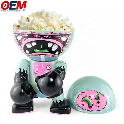 Specjalnie wykonane Plastikowe Popcorn Tub Anime Art Puppy Toy Display Box Popcorn Bowl Tubs