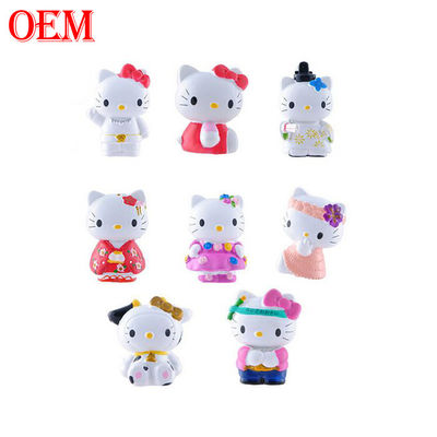 producent zabawek na zamówienie OEM Kitty Cat Keychain Melody Keychain Cartoon 3D Cartoon Keychain