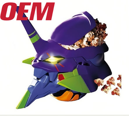 Czarny wiadro z popcornem do zabawy