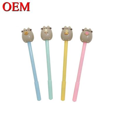 Zastosowany ABS Cute Cat Toy Pen Topper OEM 3D Figure Pencil Topper