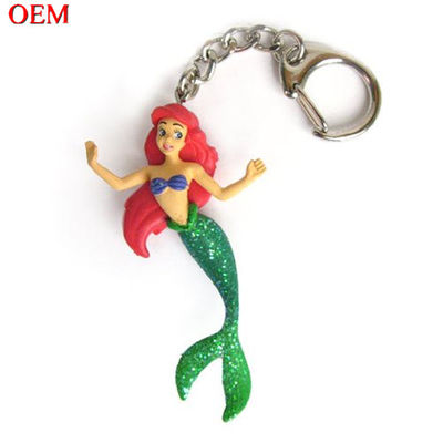 Niestandardowa mała syrena Ariel Figural Keychain Toy
