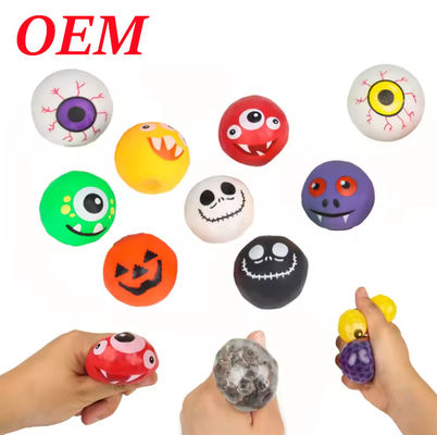 Halloween New One Ocz Decompression Toy TPR Biuro Dzieci Sensory Toy Squeeze Ball Toy