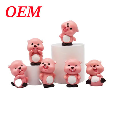 Ślepa Głowa Pudełka Pochylenie Cute Pink Ruby Plastic Toys